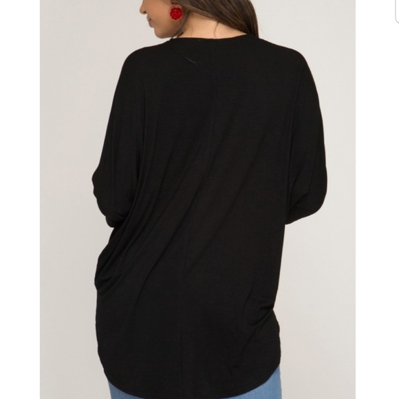 Classic black top Hi low - Picture 2 of 3